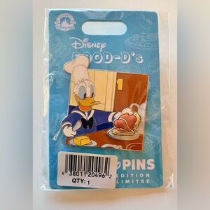 2023 Disney Donald Duck Three for Breakfast Food-D's Limited Edition Pin 4500